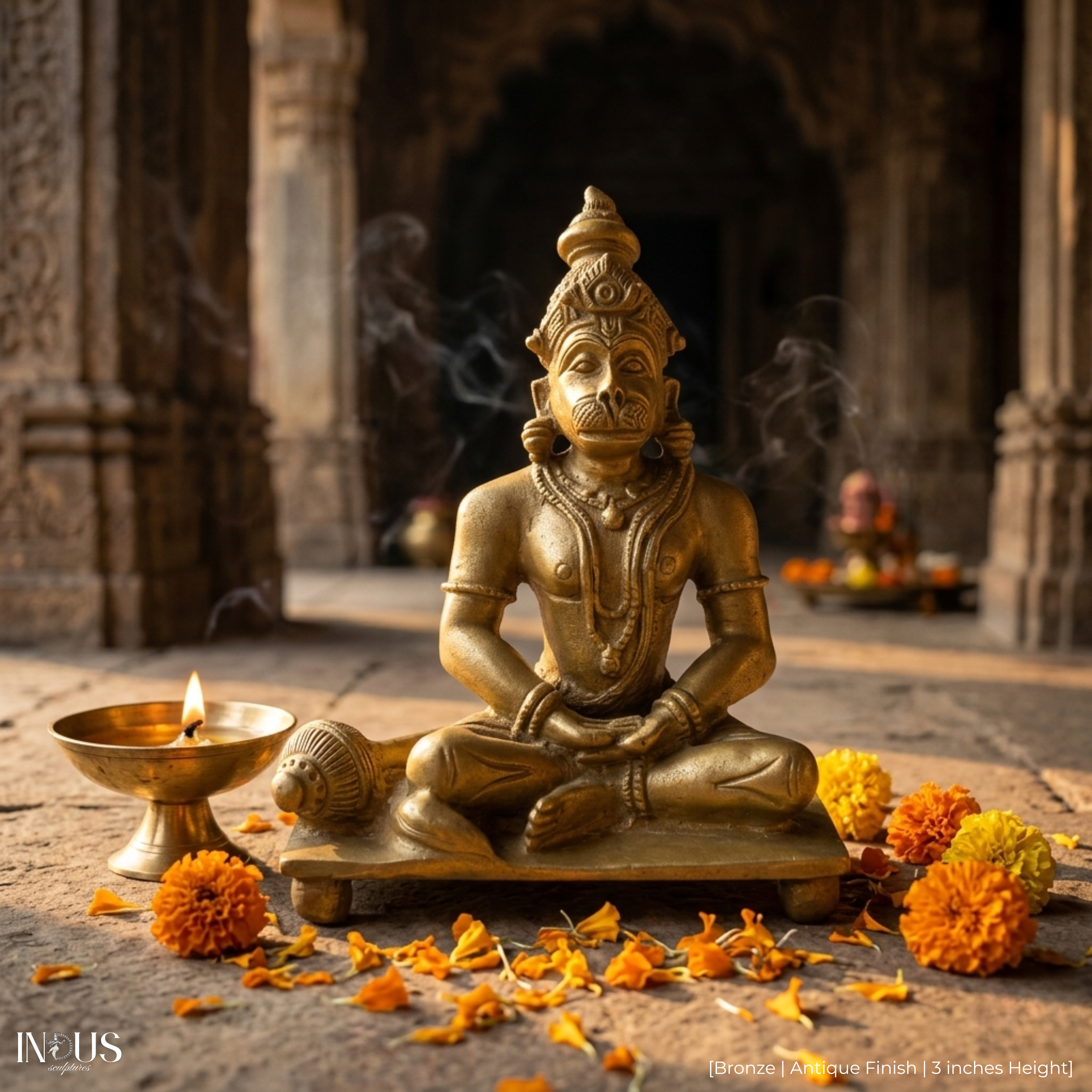 Meditating Hanuman