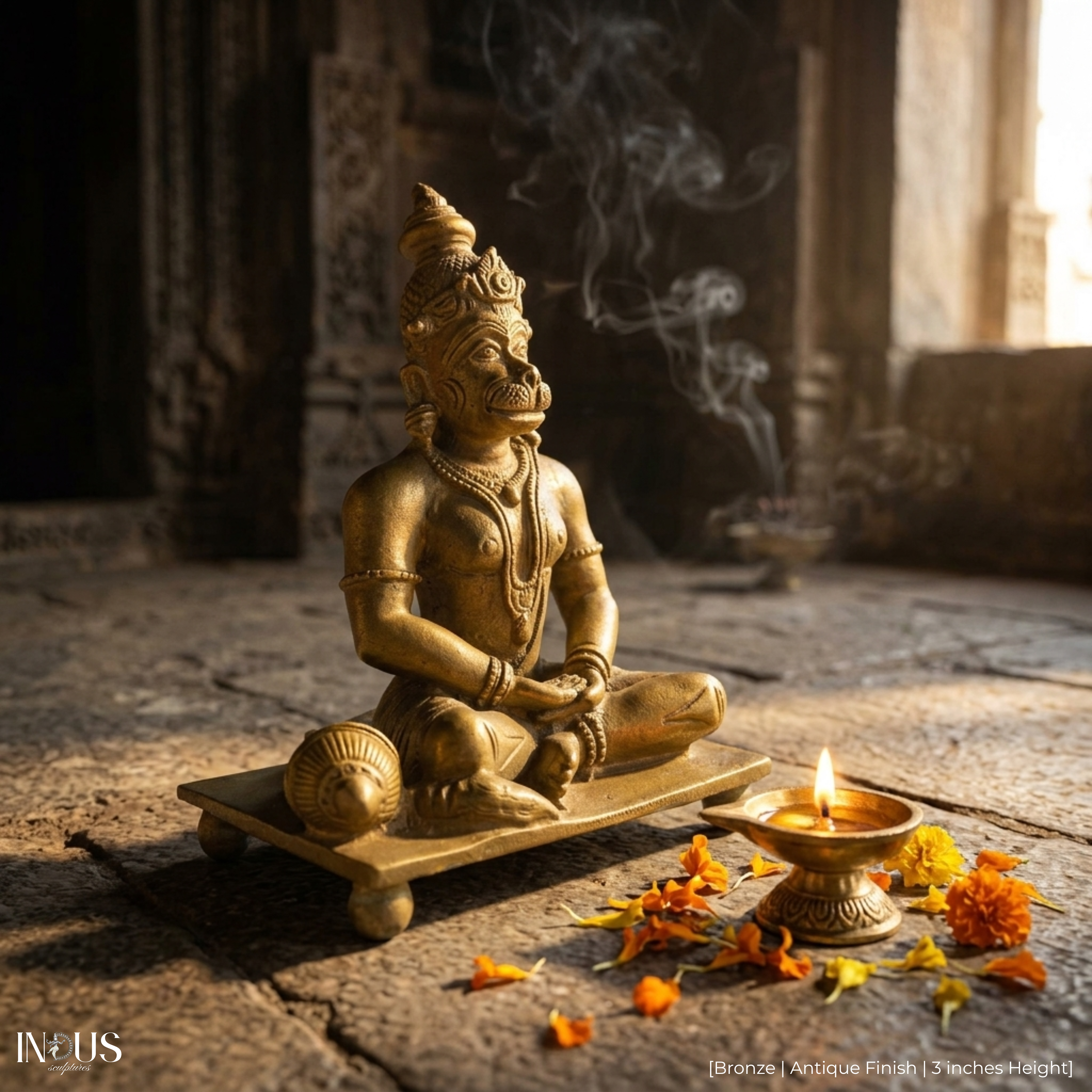 Meditating Hanuman